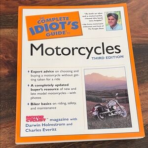 The Complete Idiot's Guide to Motorcycles Book